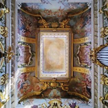 Palace Chapel in the Old Palace, view of the ceiling, Charlottenburg Palace, Berlin, Germany