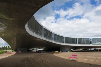 Rolex Learning Centre, SANAA architects, École polytechnique fédérale de Lausanne, EPFL, Lausanne,