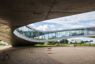 Rolex Learning Centre, SANAA architects, École polytechnique fédérale de Lausanne, EPFL, Lausanne,