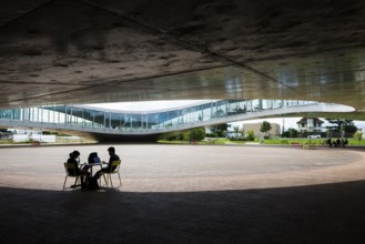 Rolex Learning Centre, SANAA architects, École polytechnique fédérale de Lausanne, EPFL, Lausanne,