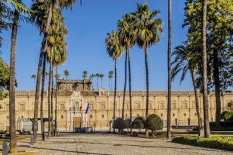 View of Andalusian parlament in Seville, Spain