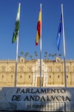 View of Andalusian parlament in Seville, Spain