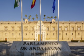 View of Andalusian parlament in Seville, Spain