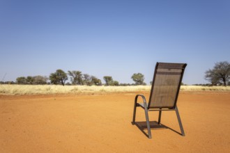 Outjo, Namibia – an empty chair in the local landscape