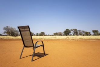 Outjo, Namibia – an empty chair in the local landscape