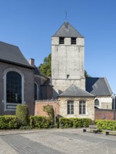 15th century tower of the Church of Saint Egidius intra muros, Sint-Gillis-Binnenkerk in the city