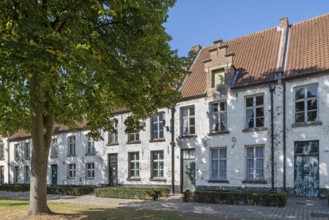 17th century beguines' houses in the Sint-Alexiusbegijnhof, Saint Alexius beguinage in the city