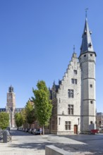 Butcher's Hall, Vleeshuis, archaeological museum in the historic city centre of Dendermonde,