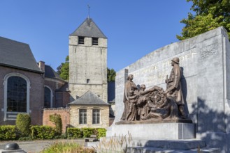 15th century tower of the Church of Saint Egidius intra muros, Sint-Gillis-Binnenkerk in the city
