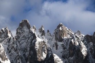 View of the Haunhold, Haunold Group, San Candido, Val Pusteria, Sesto Dolomites, Dolomites, South