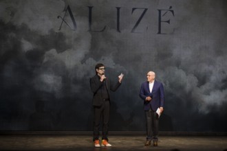 Fabrice Becker (Creative Director) and Marek Lieberberg (CEO Live Nation Germany) in front of the