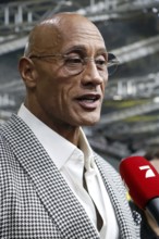 Dwayne Johnson at the premiere of THE SMASHING MACHINE, at the Zoo Palast in Berlin on 22 September