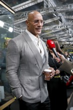 Dwayne Johnson at the premiere of THE SMASHING MACHINE, at the Zoo Palast in Berlin on 22 September