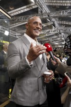 Dwayne Johnson at the premiere of THE SMASHING MACHINE, at the Zoo Palast in Berlin on 22 September