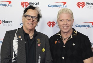 Noodles and Dexter Holland of The Offspring at the 2025 iHeartRadio Music Festival held at T-Mobile
