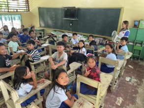 School, primary school, school children, classroom, education, Sipaway Island, Negros Occidental,