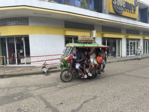 Many people in a motorbike taxi, taxi, motorbike, public transport, mobility, service, transport,