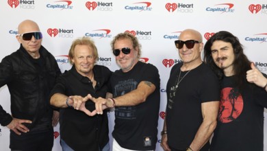 Joe Satriani, Michael Anthony, Sammy Hagar, Kenny Aronoff and Rai Thistlethwayte at the 2025