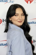 Julia Michaels at the 2025 iHeartRadio Music Festival held at T-Mobile Arena in Las Vegas, USA on