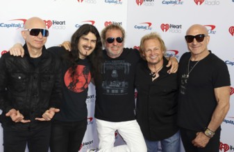 Joe Satriani, Michael Anthony, Sammy Hagar, Kenny Aronoff and Rai Thistlethwayte at the 2025
