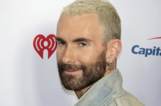 Adam Levine of Maroon 5 at the 2025 iHeartRadio Music Festival held at T-Mobile Arena in Las Vegas,