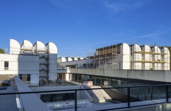 Open day, Bauhaus Archive, construction site in Klngelhöferstraße, Berlin, Germany