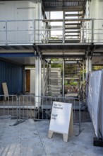 Bauhaus Archive construction site, at the open day, Klingelhöferstraße, Berlin, Germany