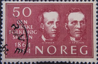 Herman Anker (1839-1896) and Olaus Arvesen (1830-1917) established Norway's first folk high school