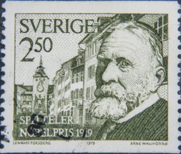 Carl Spitteler (1845 -1924) was a Swiss author who was awarded the Nobel Prize in Literature in