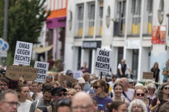 Worldwide climate strike by Fridays for Future under the motto Exit Gas - Enter Future,