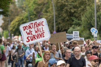 Worldwide climate strike by Fridays for Future under the motto Exit Gas - Enter Future,