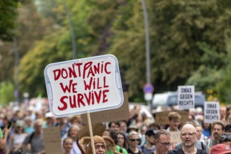 Worldwide climate strike by Fridays for Future under the motto Exit Gas - Enter Future,