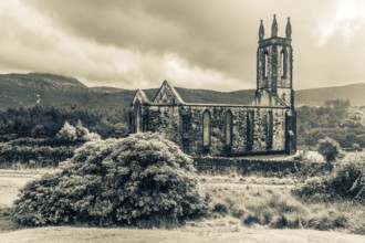 Church ruins, Dunlewy church, County Donegal, Ireland