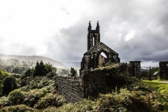 Church ruins, Dunlewy church, County Donegal, Ireland