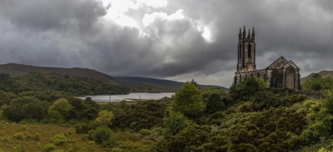 Church ruins, Dunlewy church, County Donegal, Ireland