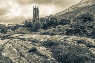 Church ruins, Dunlewy church, County Donegal, Ireland