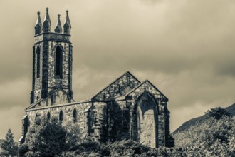 Church ruins, Dunlewy church, County Donegal, Ireland