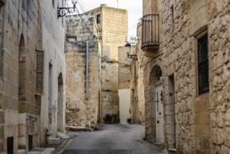 Charming medieval streets of Rabat Mdina in Malta