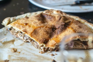 Maltese Calzone - traditional, delicious food served in restaurant on Malta