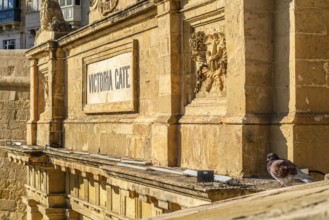 Victoria Gate, one of the entrances to La Valletta historic old town, capital city of Malta
