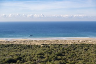 Amazing, Aerial View of Caparica Coast, Portugal