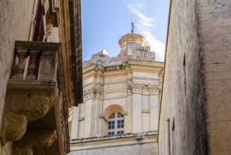 Mediterranean architecture of Mdina, next to Rabat, inland Malta