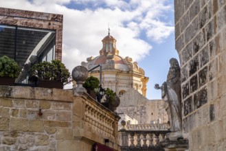 Mediterranean architecture of Mdina, next to Rabat, inland Malta