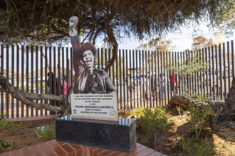 South Africa - August 9, 2025, Nelson Mandela's House - a historic house in Soweto, a symbol of the
