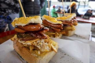 The iconic Soweto Kota — a true south african street food masterpiece. loaded with chips, eggs,