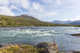 River Sjoa in Jotunheimen National Park, Tessanden, Innlandet, Norway