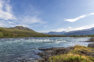 River Sjoa in Jotunheimen National Park, Tessanden, Innlandet, Norway