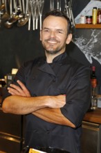 Chef Steffen Henssler at the presentation of his new cookbook HENSSLERS SCHNELLE NUMMER - mornings,