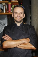 Chef Steffen Henssler at the presentation of his new cookbook HENSSLERS SCHNELLE NUMMER - mornings,