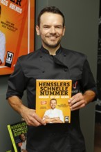 Chef Steffen Henssler at the presentation of his new cookbook HENSSLERS SCHNELLE NUMMER - mornings,